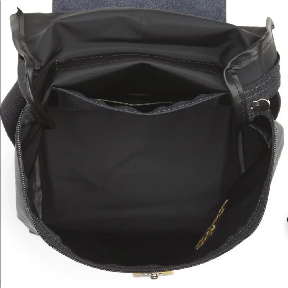 NWT Longchamp Le Pliage Club mini backpack Navy - Picture 6 of 12